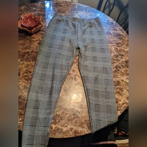 Plaid pants large